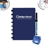Correctbook A5 Original: uitwisbaar / herbruikbaar notitieboek, gelijnd, Midnight Blue (marineblauw) - Correctbook - 7110765149906
