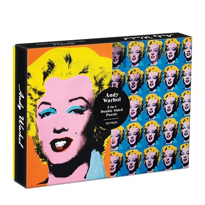 Puzzel 500 stukjes Double Sided, Andy Warhol - Marilyn - Paperback - 9780735364899
