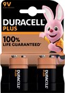 Duracell batterij Plus 100% 9V, blister van 2 stuks - Duracell - 5000394142268
