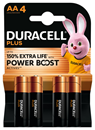 Batterij Duracell Plus Powerboost 4x AA - Duracell - 5000394176027
