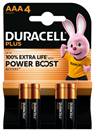 Batterij Duracell Plus Powerboost 4x AAA - Duracell - 5000394176645