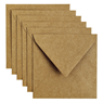 Envelop Papicolor 140x140mm kraft bruin - Papicolor - 8714677214166
