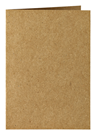 Correspondentiekaart Papi dubbel A6 bruin - Papicolor - 8714677214326