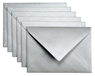 Envelop Papicolor C6 114x162mm metallic zilver - Papicolor - 8714677238605