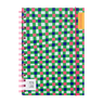 Pepa Lani notebook coloured wireao A5 Flower Checks on checks - Pepa Lani - 8719497168415