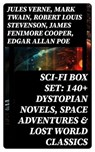 Sci-Fi Box Set: 140+ Dystopian Novels, Space Adventures & Lost World Classics - Jules Verne ; Mark Twain ; Robert Louis Stevenson ; James Fenimore Cooper ; Edgar Allan Poe ; William Hope Hodgson ; George MacDonald ; Percy Greg ; Jack London ; Arthur Conan Doyle ; Ernest Bramah ; Jonathan Swift ; Cleveland Moffett ; William Morris ; A - 8596547754695