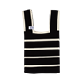 PPL Poppy Bag Black & White Stripes - Pepa Lani - 8719497167036