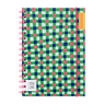 Pepa Lani notebook coloured wireao A5 Flower Checks on checks - Pepa Lani - 8719497168415