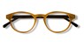 rice front, black temples, clear lens, silver detail - Noci Eyewear - 8720813370481