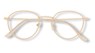 gold frame, clear lens, clear tips - Noci Eyewear - 8720813371686