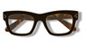 Matt rubberized black front, matt rubberized demi temples, silver dots - Noci Eyewear - 8720813374052