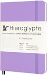 Hieroglyphs Notitieboek - A5 Gelinieerd - Lila -  - 8720938497179