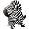 Eugy 3D Model: WILD DIER / ZEBRA 6.2x4.4x6.8cm, in karton, in doos, 6+ - Eugy - 9421035150101