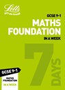 GCSE 9-1 Maths Foundation In A Week - Collins GCSE ; Fiona Mapp - 9780008316259
