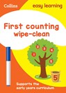 First Counting Age 3-5 Wipe Clean Activity Book - Collins Easy Learning - 9780008387860