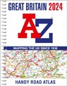 Great Britain A-Z Handy Road Atlas 2024 (A5 Spiral) - A–Z maps - 9780008597634