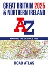Great Britain & Northern Ireland A-Z Road Atlas 2025 (A3 Paperback) - A-Z Maps - 9780008652920