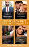 Modern Romance September 2021 Books 5-8: Crowned for His Desert Twins / Forbidden to Her Spanish Boss / Redeemed by His New York Cinderella / Proof of Their One Hot Night - Clare Connelly ; Susan Stephens ; Jadesola James ; Emmy Grayson - 9780008918347