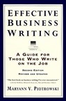 Effective Business Writing - Maryann V. Piotrowski - 9780062733818