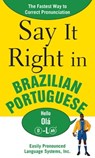 Say It Right in Brazilian Portuguese - NA EPLS - 9780071492300