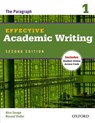 Effective Academic Writing 1: The Paragraph - Alice Savage - 9780194323468