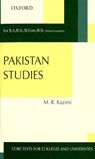 Pakistan Studies - Kazimi - 9780195472295
