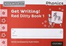 Read Write Inc. Phonics: Get Writing! Red Ditty Book 1 Pack of 10 - Ruth Miskin - 9780198414278