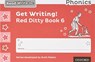 Read Write Inc. Phonics: Get Writing! Red Ditty Book 6 Pack of 10 - Ruth Miskin - 9780198414322