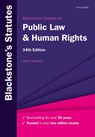 Blackstone's Statutes on Public Law & Human Rights - John (Senior Lecturer in Law at The City Law School Stanton - 9780198932659