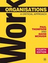 Work Organisations - Paul Thompson ; David McHugh - 9780230522220