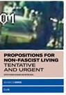 Propositions for Non-Fascist Living - Maria (Artistic Director Hlavajova ; Wietske (Curator and Managing Editor Maas - 9780262537896