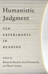 Humanistic Judgment - Benjamin Barasch ; David Bromwich ; Bryan Garsten - 9780300269970