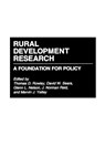 Rural Development Research - Glenn Nelson ; J. Norman Reid ; Thomas Rowley ; David W. Sears - 9780313297267