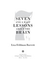 Seven And A Half Lessons About The Brain - Lisa Feldman Barrett - 9780358157120