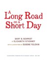 A Long Road on a Short Day - Gary D. Schmidt ; Elizabeth Stickney - 9780358378570