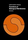 Functions of Biological Membranes - M. Davies - 9780412113505