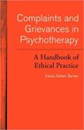 Complaints and Grievances in Psychotherapy - Fiona Palmer Barnes - 9780415152518