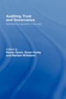 Auditing, Trust and Governance - REINER QUICK ; STUART TURLEY ; MARLEEN (CATHOLIC UNIVERSITY OF LEUVEN,  Belgium) Willekens - 9780415448895