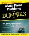 Math Word Problems For Dummies - Mary Jane (Bradley University Sterling - 9780470146606