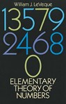 Elementary Theory of Numbers - LEVEQUE,  William J. - 9780486663487