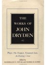 The Works of John Dryden, Volume X - John Dryden - 9780520015890