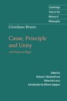 Giordano Bruno: Cause, Principle and Unity - Giordano Bruno - 9780521596589