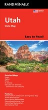 Rand Mcnally: Rand McNally Easy to Read: Utah State Map -  - 9780528027796