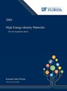 High Energy-density Materials - Kenneth Wilson - 9780530001333