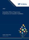 Immediate Effect of Supervisory Experiences on Counselor Candidates. - Stephen Blane - 9780530019390