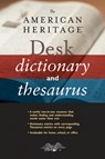 The American Heritage Desk Dictionary and Thesaurus - Editors of the American Heritage Dictionaries Editors of the American Heritage Dictionaries - 9780544176188