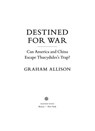 Destined For War - Graham Allison - 9780544935334