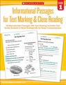Informational Passages for Text Marking & Close Reading: Grade 1: 20 Reproducible Passages with Text-Marking Activities That Guide Students to Read St - Martin Lee - 9780545793773