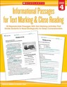 Informational Passages for Text Marking & Close Reading: Grade 4: 20 Reproducible Passages with Text-Marking Activities That Guide Students to Read St - Martin Lee - 9780545793803