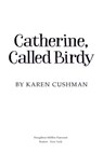Catherine, Called Birdy - Karen Cushman - 9780547350103
